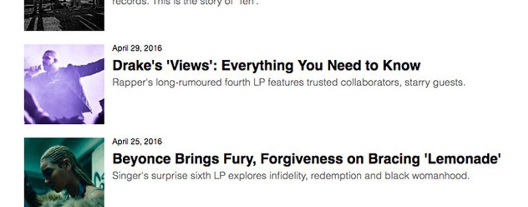 Rolling Stone Weekly Newsletter