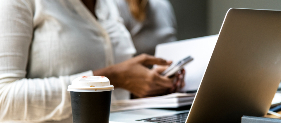 Business woman researching Gutenberg WordPress changes for her business website.