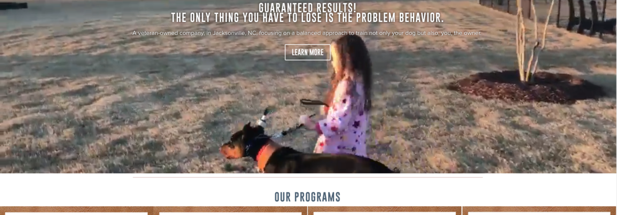 Image of Absolutely Pawsitively Obedient Home Page