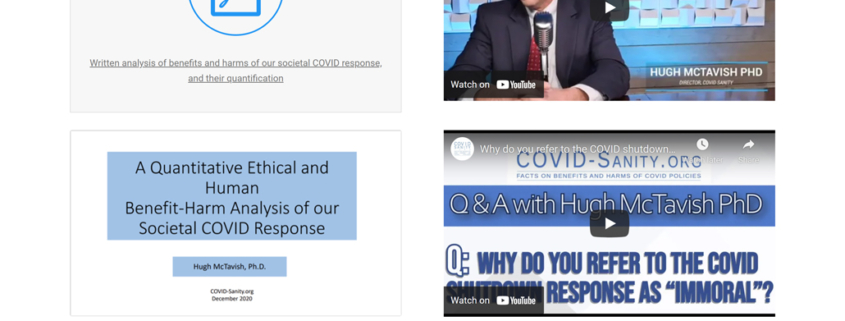 Custom WordPress website design for COVID Sanity home page in Twin Cities, MN