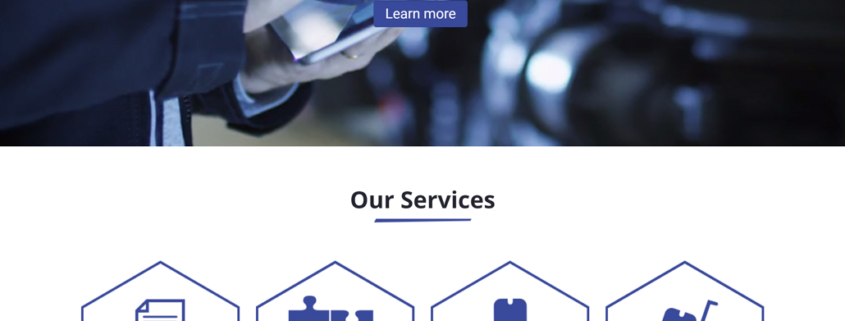 Custom Trustdyx website design for Kloster Collateral Resources home page in St. Cloud, MN