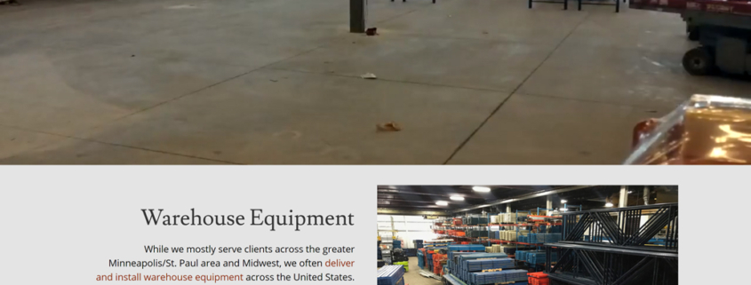 Custom Trustdyx website design for RW Lundquist home page in Minneapolis, MN