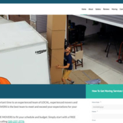 Unique Movers homepage