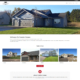 Custom WordPress website design for Frontier Homes LLC home page in Clear Lake, MN