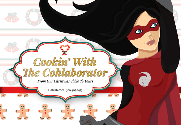 Cooking with the Cohlaborator Christmas Cookbook Cover