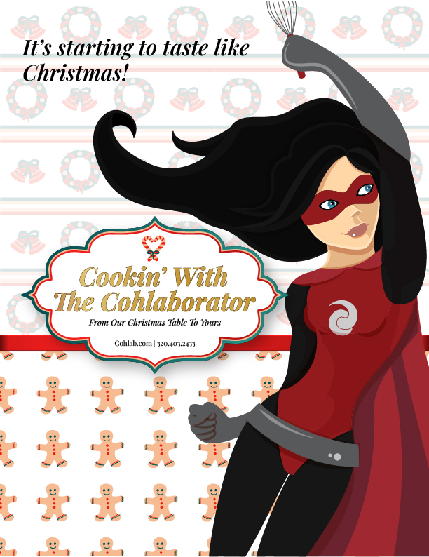 Cooking with the Cohlaborator Christmas Cookbook Cover Cooking with the Cohlaborator Christmas Cookbook Cover