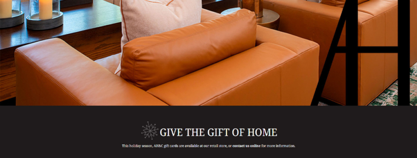 Custom WordPress website redesign for At Home & Co. home page in Edina, MN