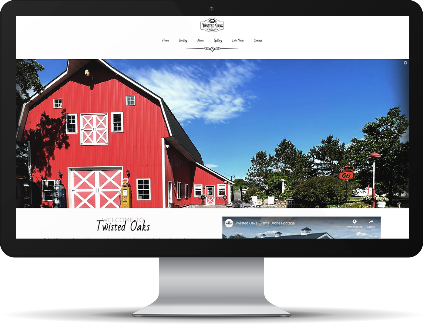 Twisted Oaks Events Desktop