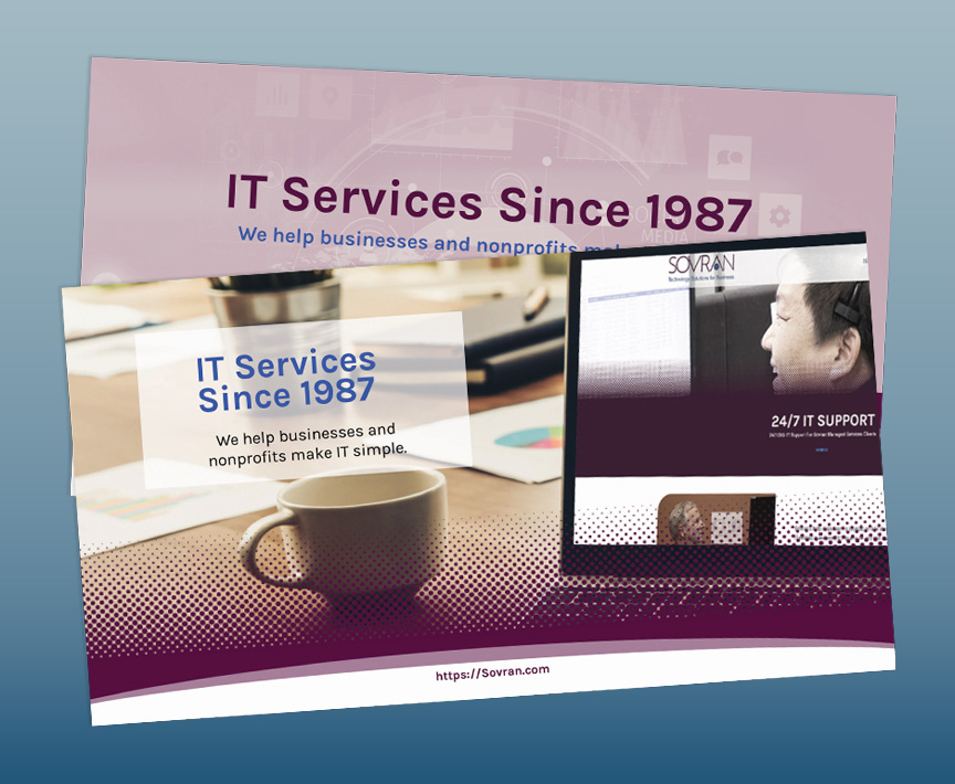 Sovran Sovran Managed IT website created by Blue Ox