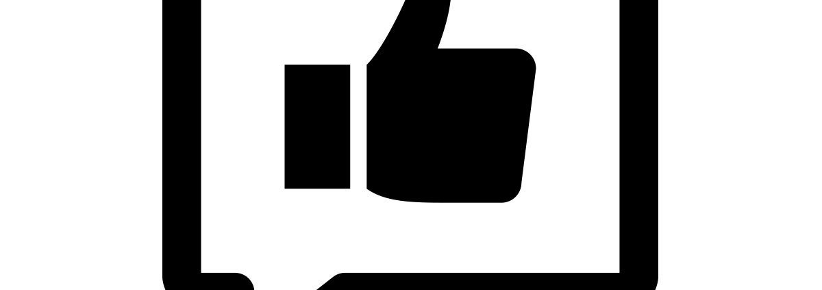 An illustration depicting a thumbs-up customer review.