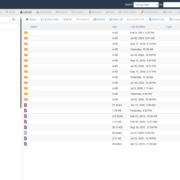 Screen shot of a public html file in cPanel hosting.